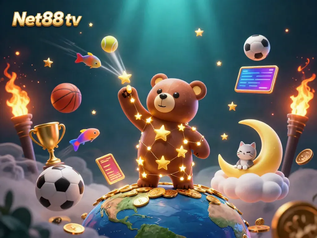 Engage in thrilling gaming adventures with Net88 tv featuring dynamic sports and casino elements.