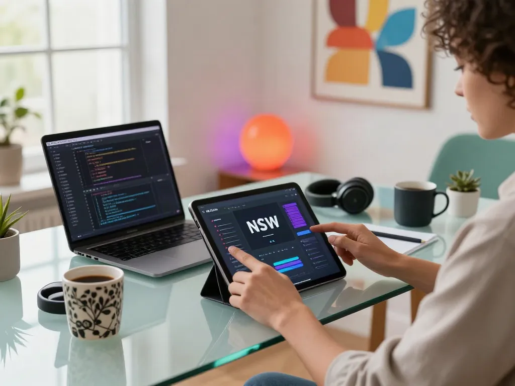 Engaging with nsfw ai technology in a modern digital workspace