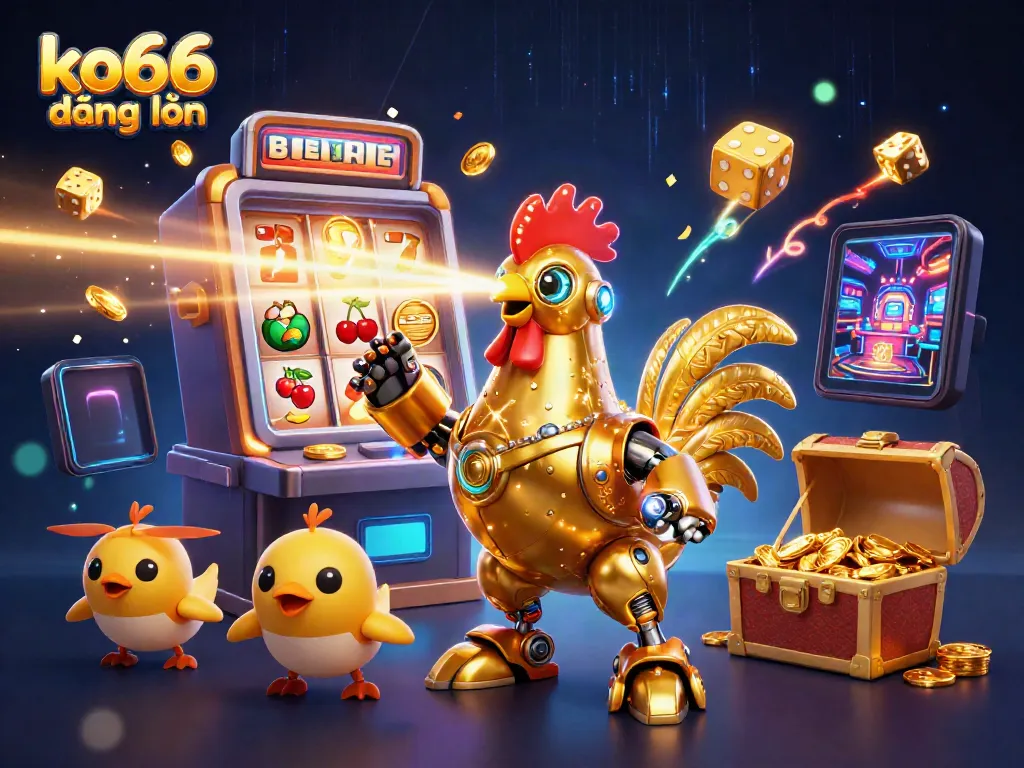Engage in the thrilling world of ko66 đăng nhập with vibrant casino visuals and dynamic characters.